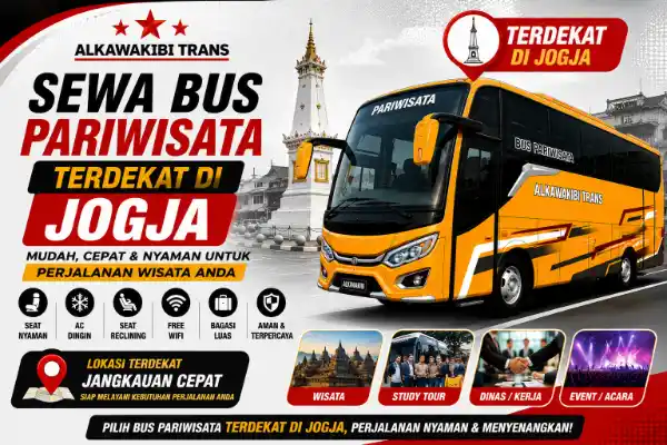 Sewa Bus Pariwisata Terdekat di Jogja