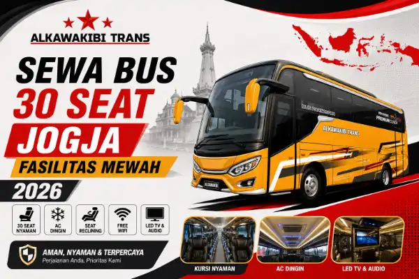 sewa bus 30 seat jogja