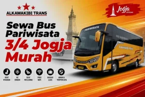 sewa bus pariwisata 3/4